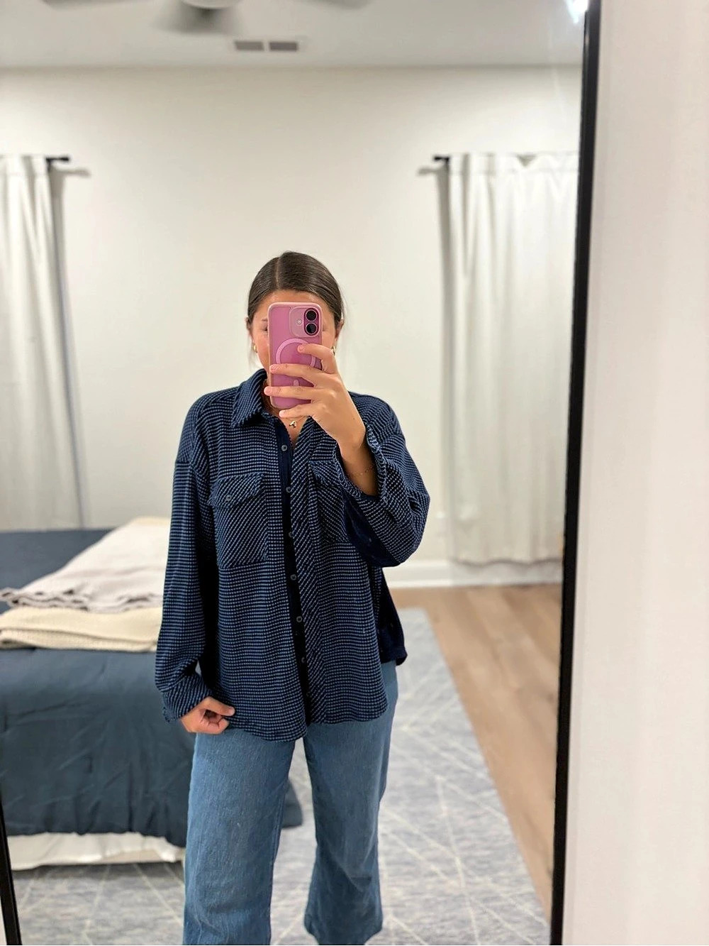 Aerie LumberJane Waffle Shirt Size XS